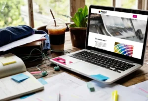 print It! maquette de site vitrine (Fictif)