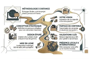 méthodologie à distance site vitrine